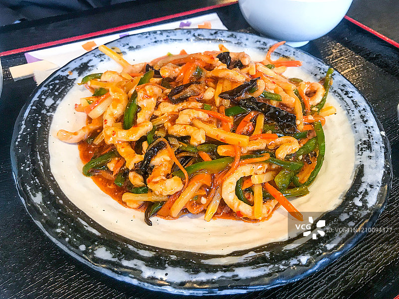 横滨午餐肉丝图片素材