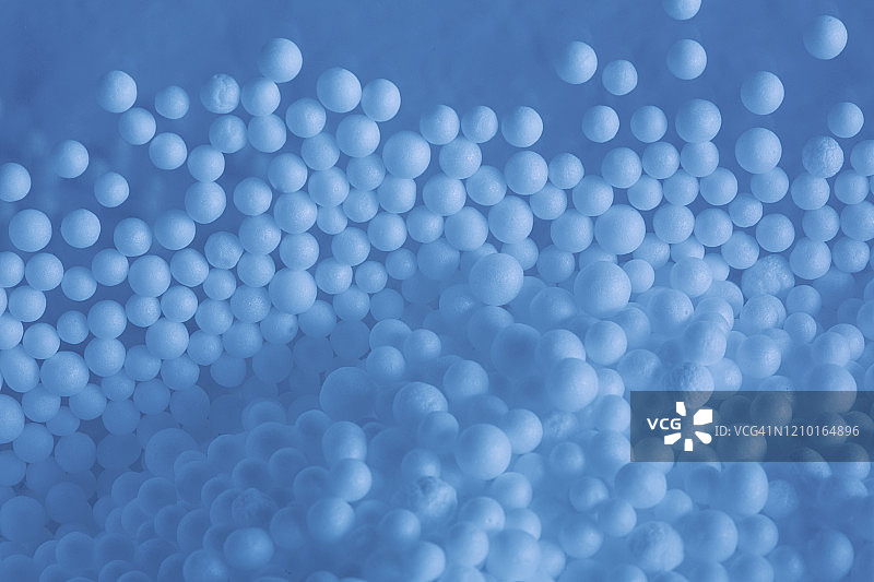 一大群聚苯乙烯球 - 抽象图像图片素材
