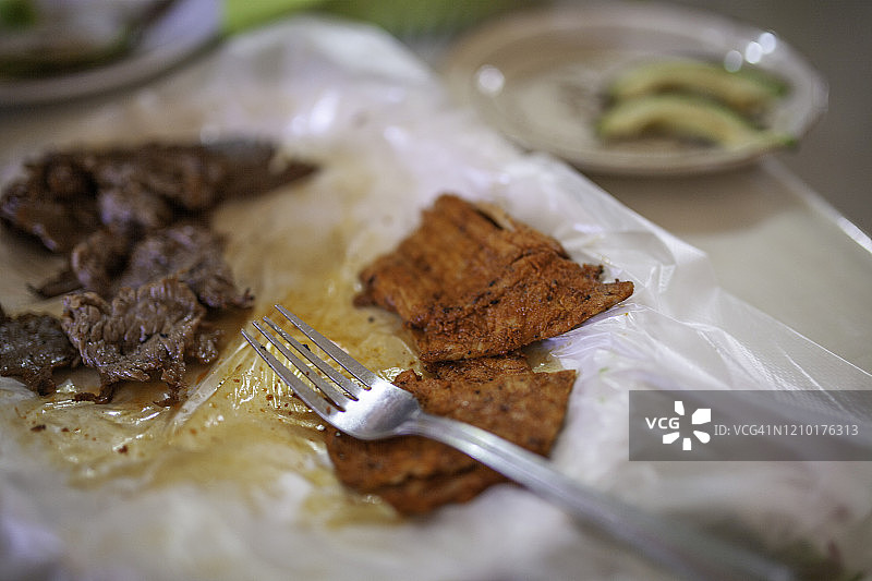 塞西纳咸肉干和墨西哥风味图片素材