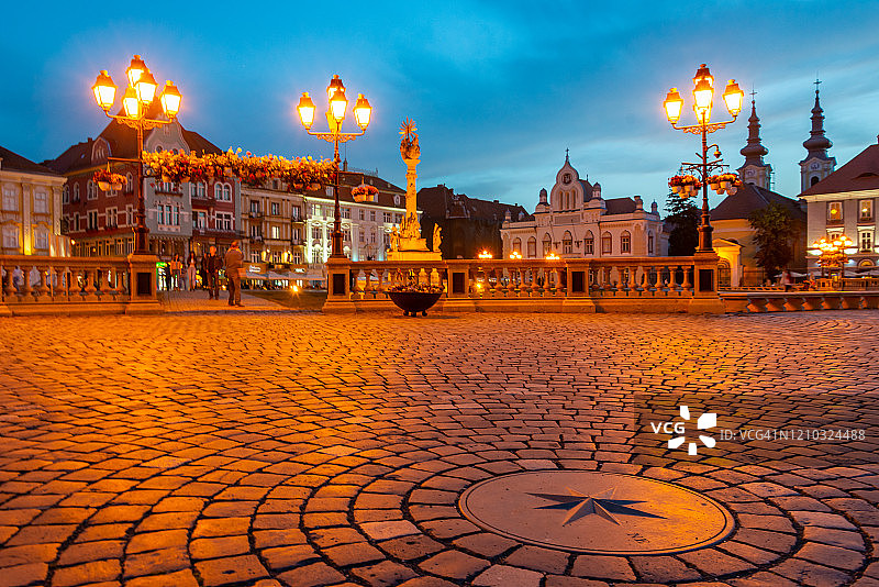 罗马尼亚蒂米什瓦拉市联合广场图片素材