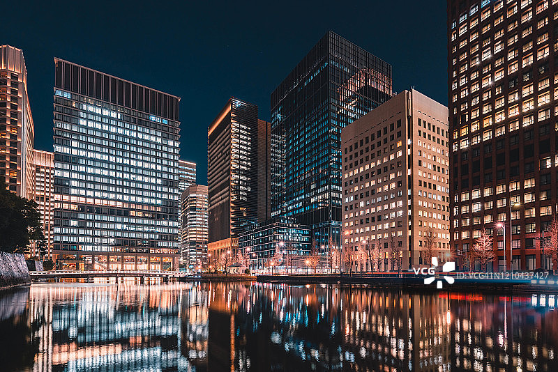 东京夜景图片素材