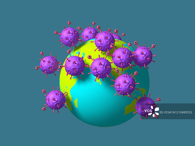 全球病毒大流行图片素材