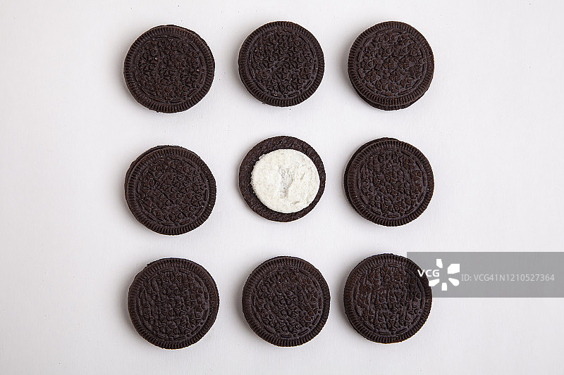 巧克力夹心饼干图片素材