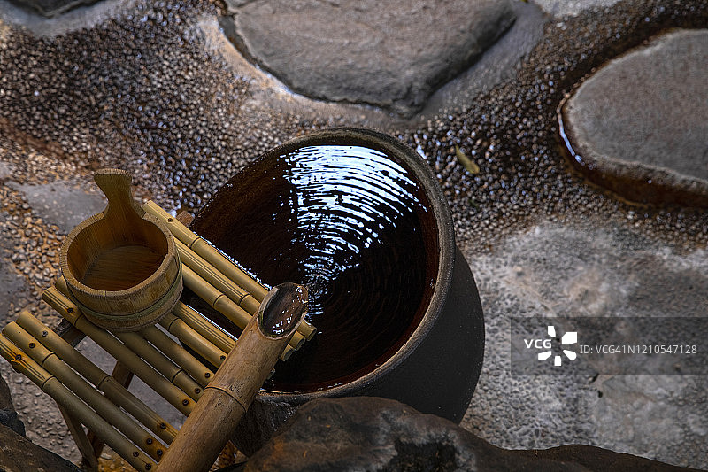 传统日式温泉图片素材