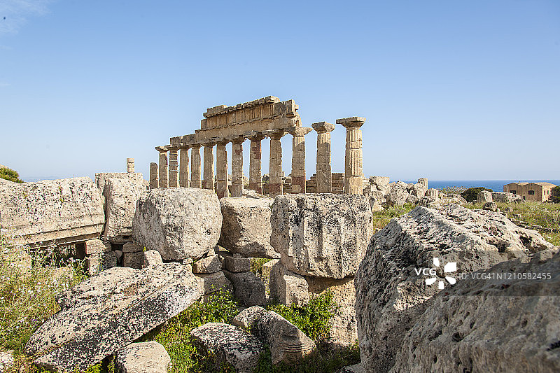 塞利农特考古遗址，C神庙图片素材