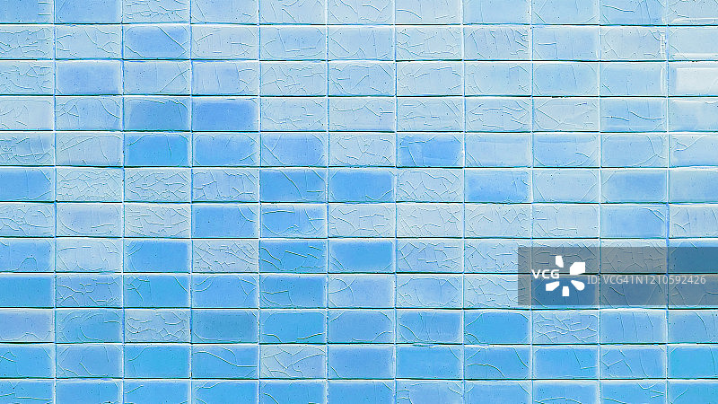 浅蓝色马赛克瓷砖纹理背景图片素材