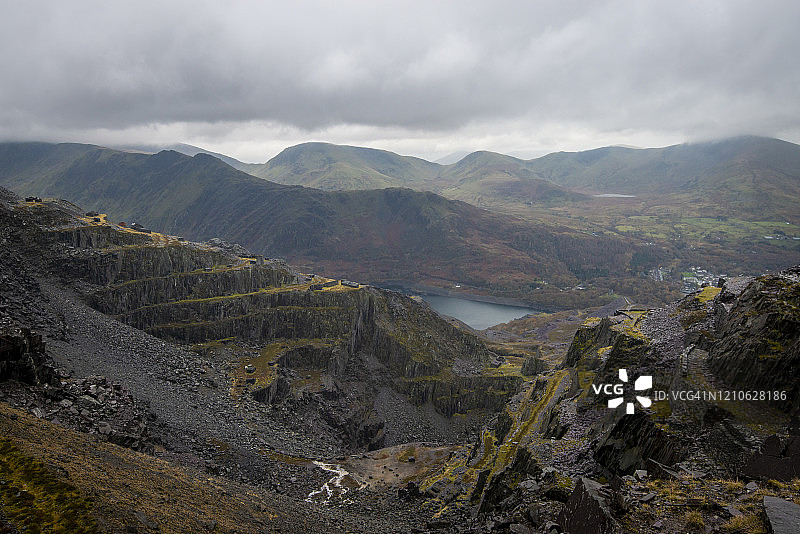 废弃的迪诺威克采石场图片素材