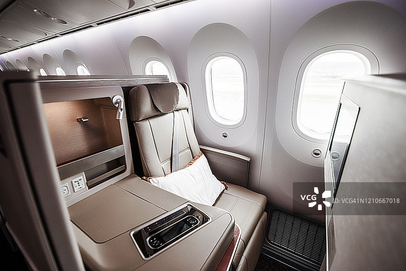 飞机内的豪华座椅图片素材