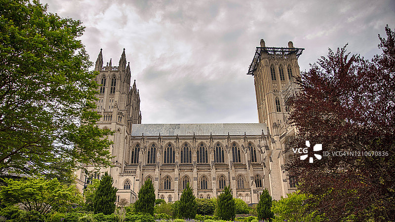 华盛顿国家大教堂南侧景观图片素材