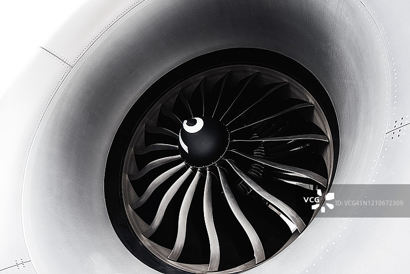 巨型涡轮喷气发动机图片素材