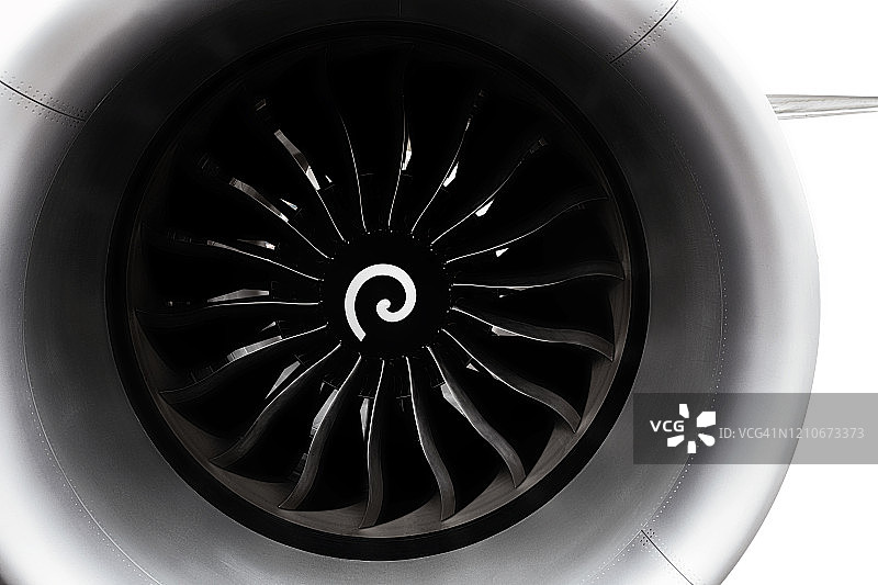 巨型涡轮喷气发动机图片素材