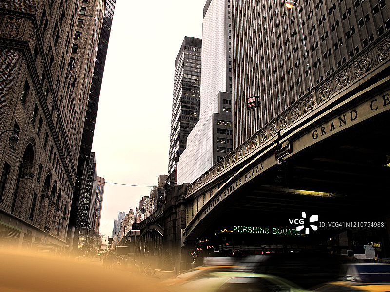 曼哈顿繁忙的街道图片素材