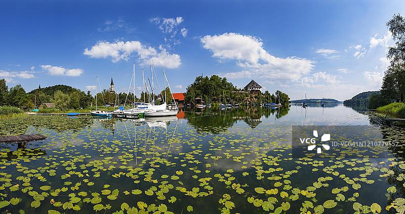 奥地利萨尔茨堡州弗拉绍马特湖图片素材