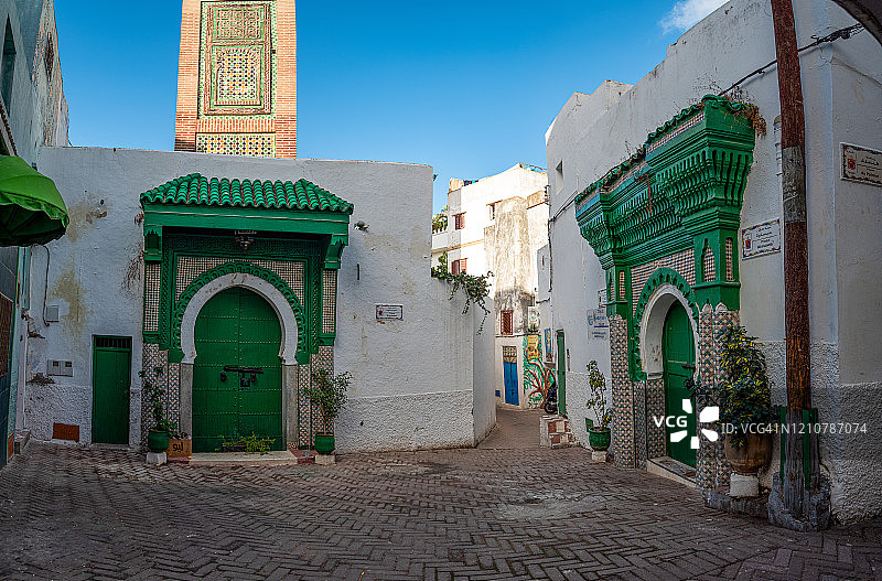 丹吉尔的绿色门图片素材