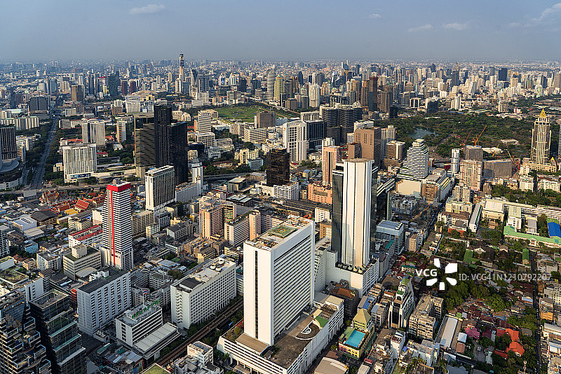 曼谷全景图片素材