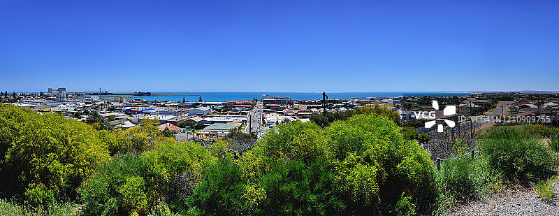 西澳大利亚杰拉尔顿全景航拍图片素材