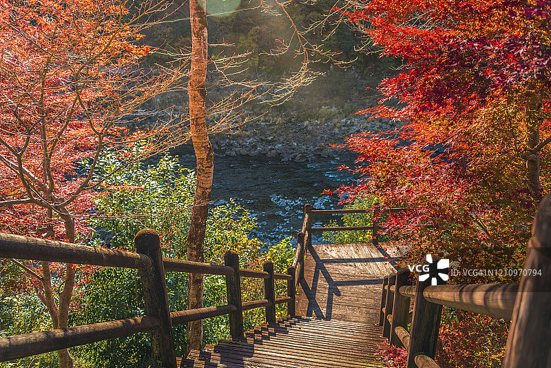 四万十川沿岸风光图片素材