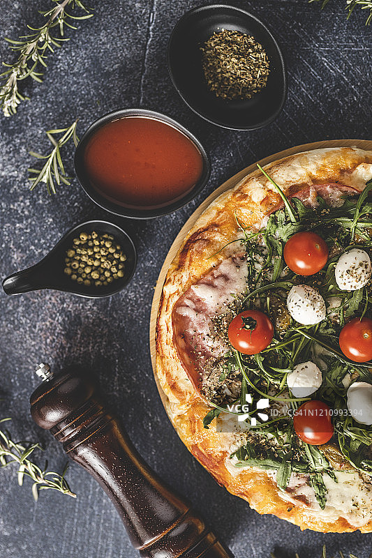 披萨细节图片素材