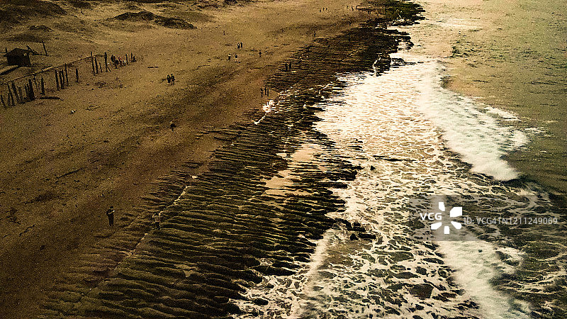 老梅海滩图片素材