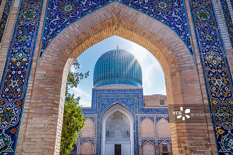 撒马尔罕兀惕·埃米尔陵墓图片素材