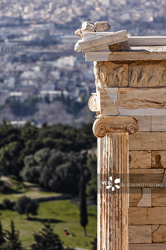 雅典娜·尼刻神庙细节图片素材