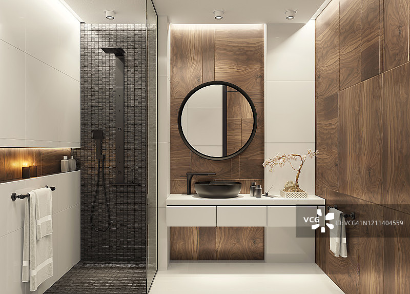 现代简约浴室图片素材