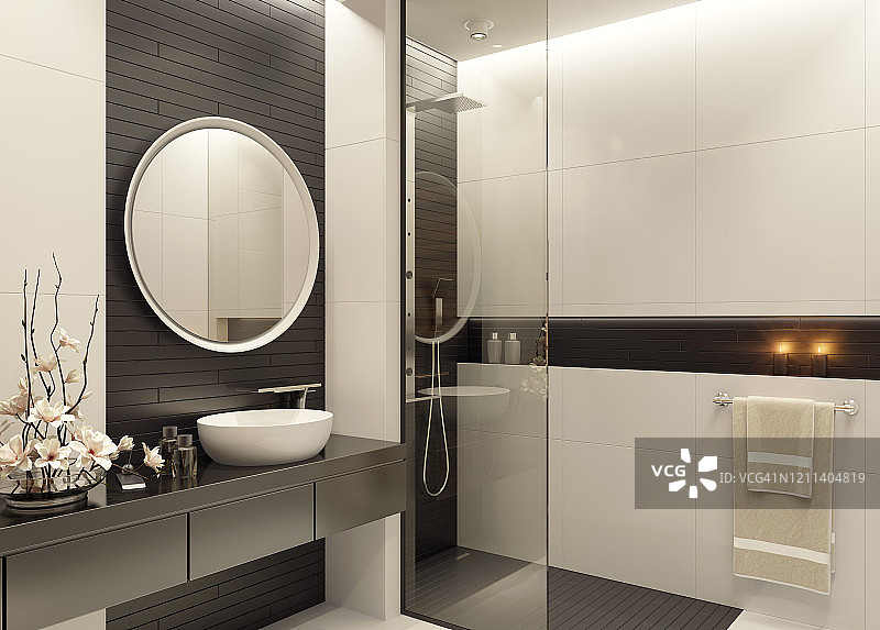 现代简约浴室图片素材