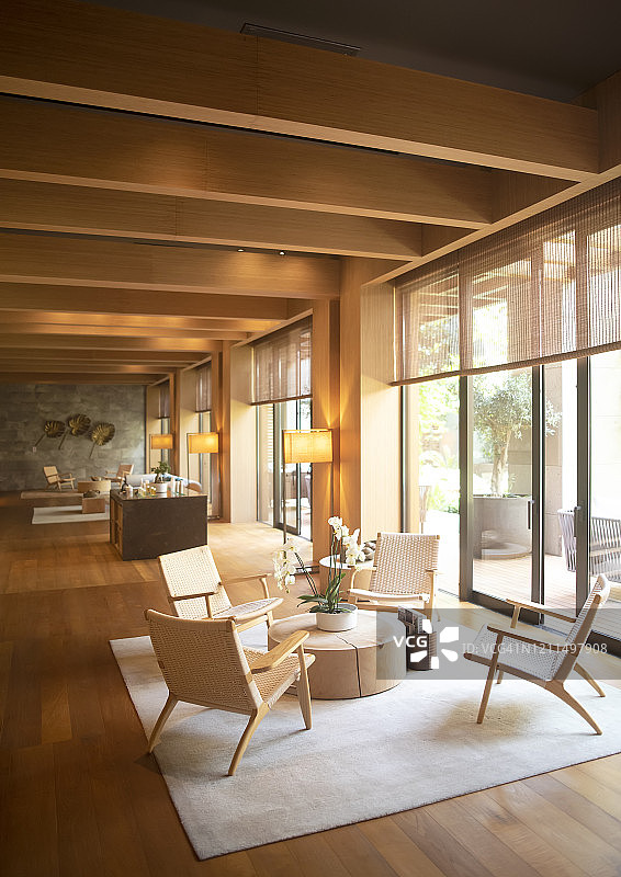 等候区室内设计图片素材