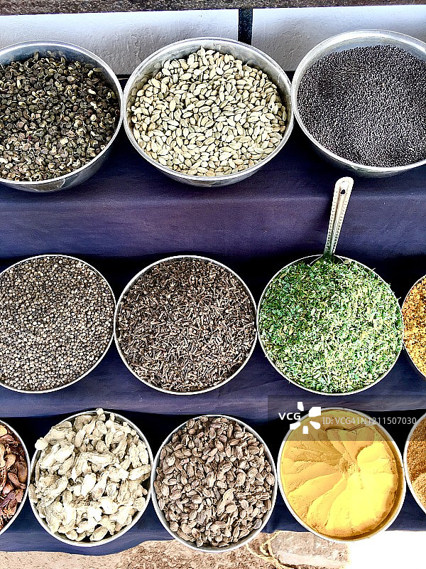 印度的香料图片素材