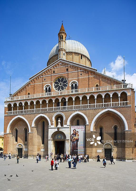 意大利威尼托帕多瓦圣安东尼大教堂广场图片素材