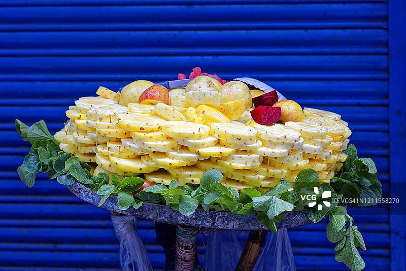 月光集市，印度老德里最古老的市场之一图片素材