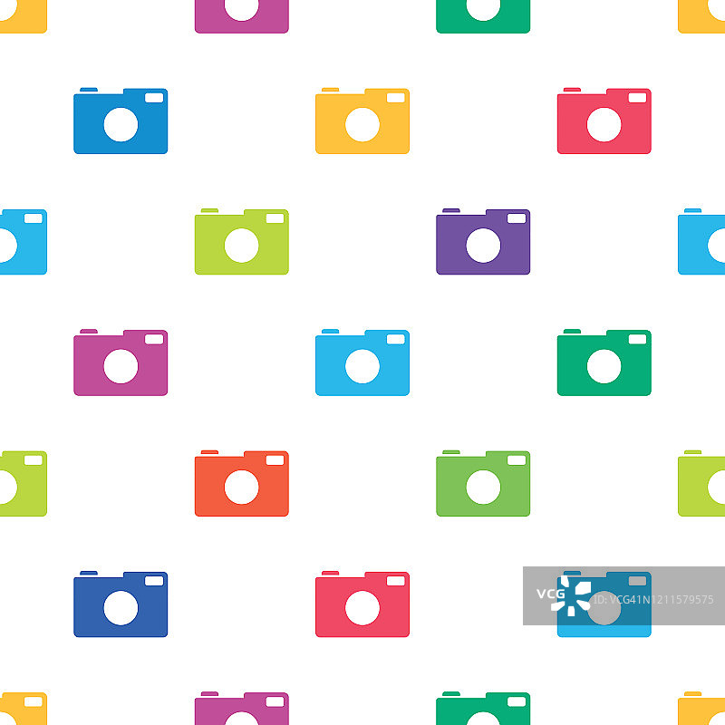 相机无缝图案图片素材