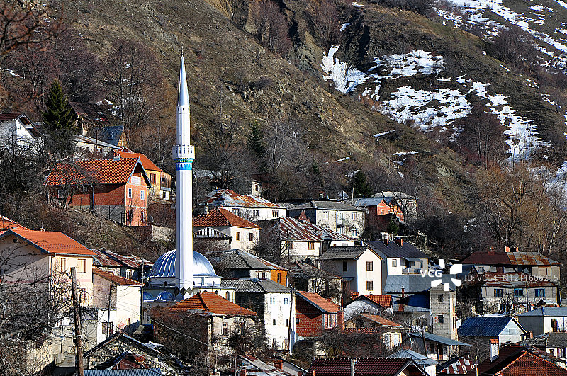 科索沃南部沙尔山兹利波托克山村图片图片素材