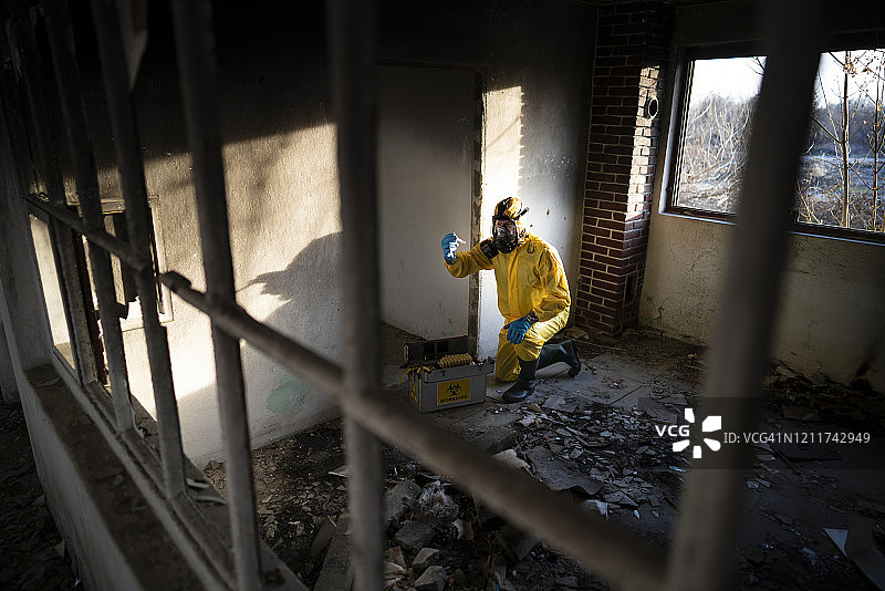 检查遗址土壤图片素材