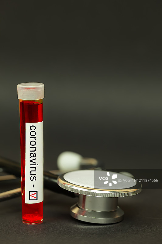 新冠病毒血液检测管图片素材