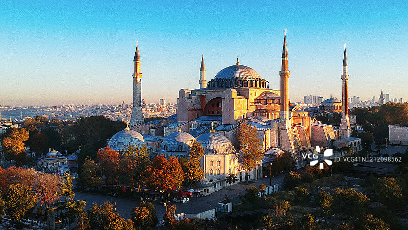 土耳其伊斯坦布尔圣索菲亚大教堂图片素材