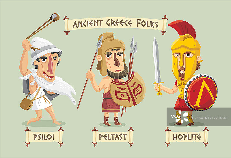 古希腊人物合集图片素材