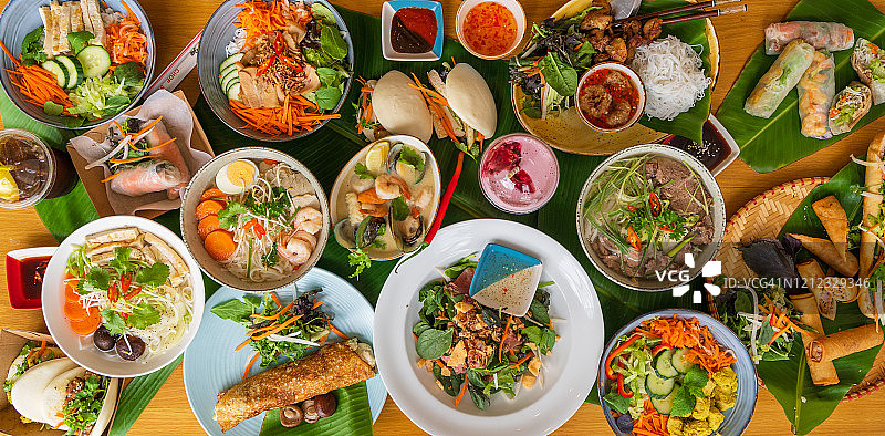 越南美食背景图片素材