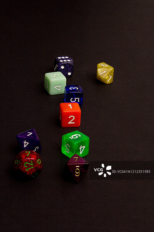 多面骰子合集a12图片素材