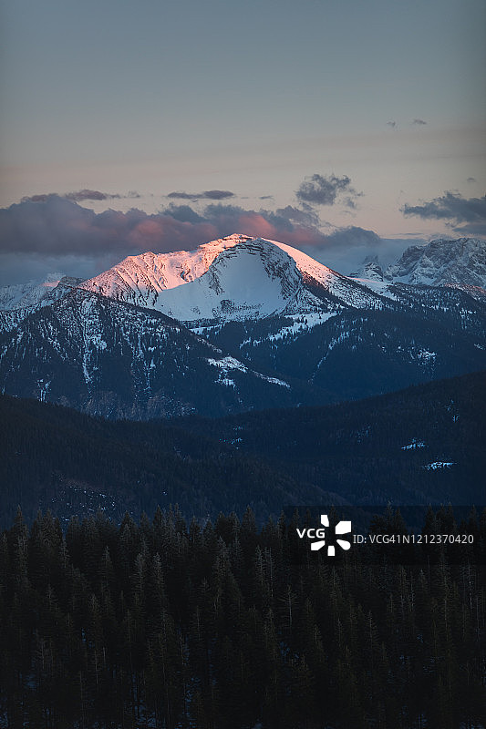 巴伐利亚阿尔卑斯山-赫尔佐格stand图片素材