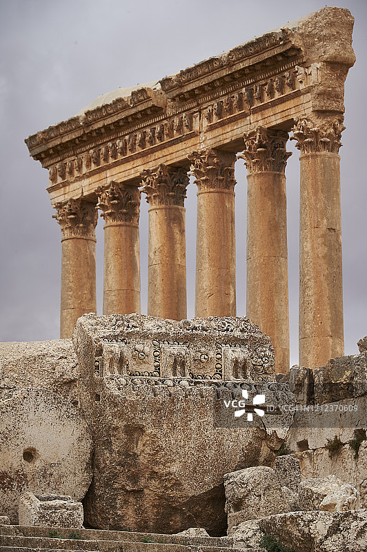 巴尔贝克考古遗址——朱庇特神庙图片素材