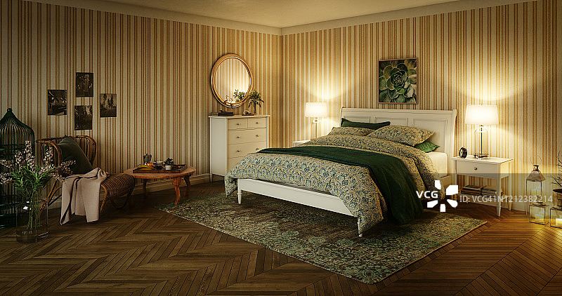 高级主卧室图片素材