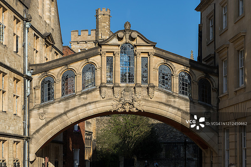 英国牛津叹息桥图片素材