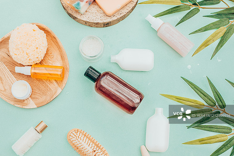 天然化妆品成分：护肤、身体与头发护理图片素材