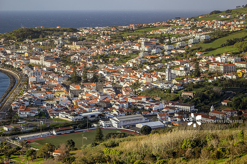 葡萄牙亚速尔群岛法亚尔岛奥尔塔图片素材