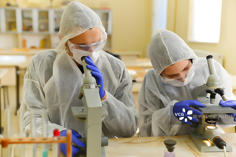 临时冠状病毒研究实验室图片素材