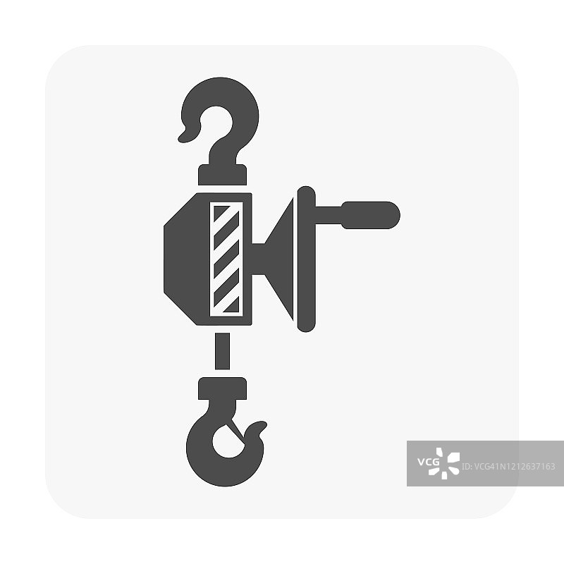 绞盘黑色图标图片素材