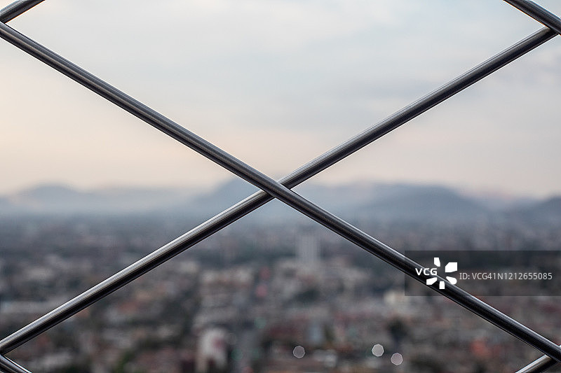 俯瞰墨西哥城图片素材