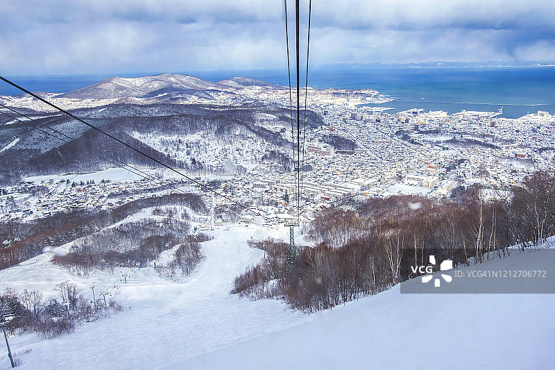 美丽的冬季雪景图片素材