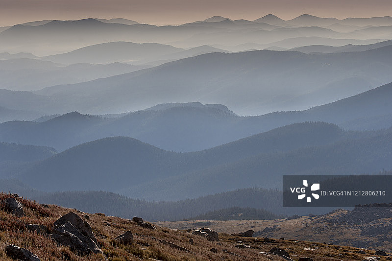 埃文斯山风光图片素材